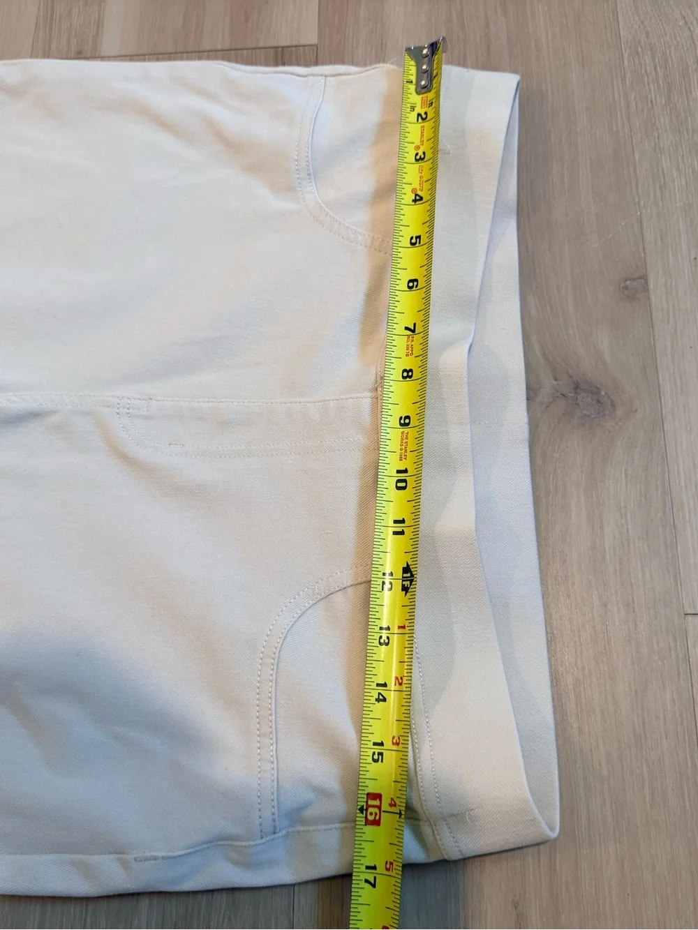 Time and Tru Pull On Beige Ankle Pants XL 16-18 Stretch Career Casual